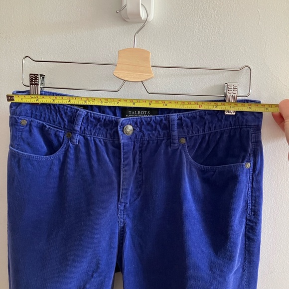 Talbots Cobalt Blue Petite Corduroys - Picture 6 of 9